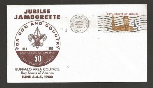 1960 US Boy Scouts Buffalo Area Council BSA Jubilee Jamborette #60-51