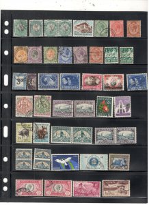 SOUTH AFRICA COLLECTION ON STOCK SHEET MINT/USED