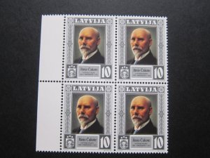 Latvia 1998 Sc 476 BLK(4) set MNH