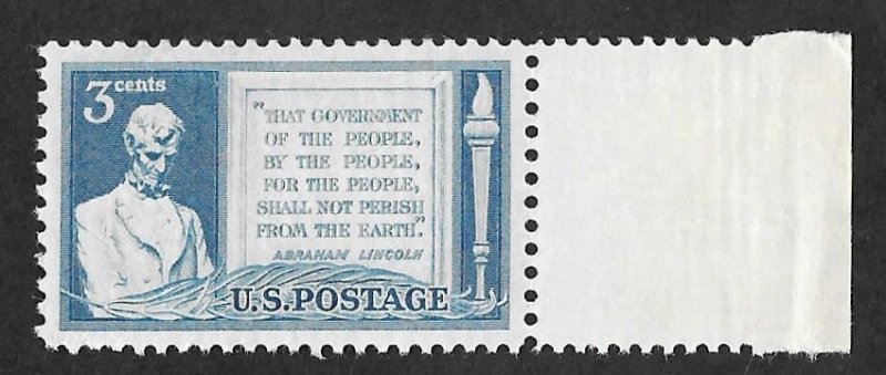 978 3 cents Gettysburg Address Stamp mint OG NH EGRADED SUPERB 98 XXF