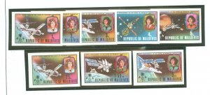 Maldive Islands #480-487 Mint (NH) Single (Complete Set) (Space)