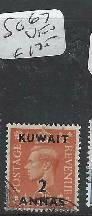 KUWAIT (P1804B)  ON GB KGVI  2A/2D  SG 67  VFU