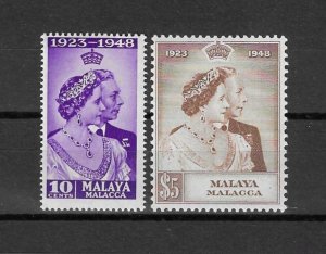 MALAYA/MALACCA 1948 SG 1/2 MNH Cat £35.50