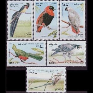 AFGHANISTAN 1998 - MI# 1812-7 Birds Set of 6 NH