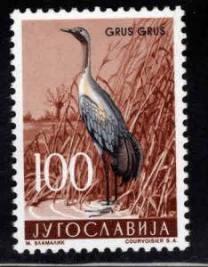 Yugoslavia Scott 505 MNH**  Eurasian Crane 1958 key Bird stamp CV $17.50