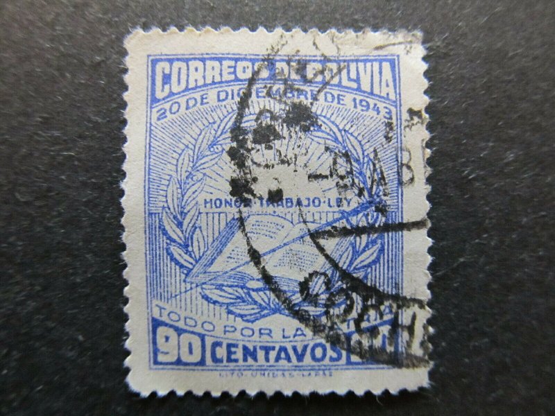 A4P31F91 Bolivia 1944 90c used