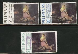 Philippines Scott 966-8 used 1967 set