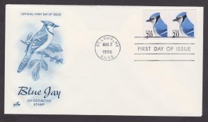 3053 Blue Jay Unaddressed ArtCraft FDC