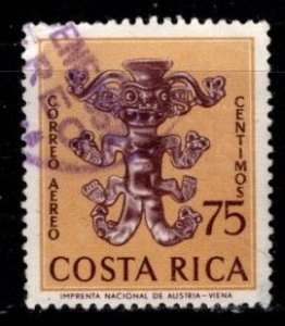 Costa Rica  - #C386 6 Limbed Figure - Used