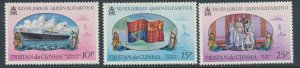 Tristan da Cunha    SC#  213 - 215  MNH   QE II Silver Jubilee    see details...