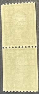 U.S.# 486-MINT NEVER/HINGED--COIL PAIR--WASHINGTON--1916