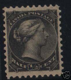 Canada #34 VF/NH Showing Strong Offset On Reverse