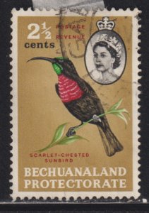 Bechuanaland Protectorate 182 Scarlet Chested Sunblrd 1961