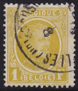 Belgium - 1926 - Scott #186 - used - King Albert I