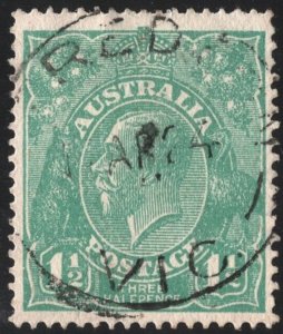 Australia SC#25 1½d King George V (1923) Used