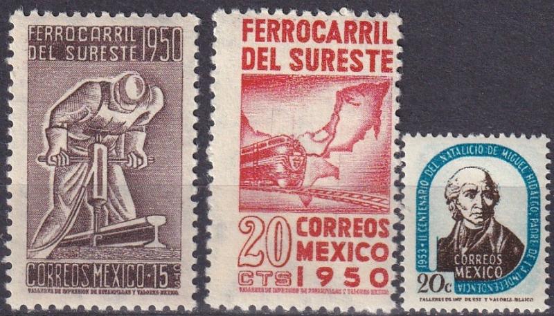 Mexico #870-1, 873  MNH CV $3.45 (A19328)