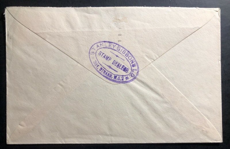 1934 Glasgow Scotland England First Flight Railway Airmail Cover To London