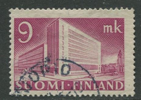 Finland - Scott 219B - Helsinki Post Office -1939- Used - Single 9m Stamp