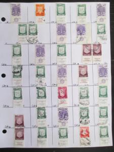 ~175 Israel With Tabs Hinged On Pages- Unchecked - As Received - See Scans (F34)