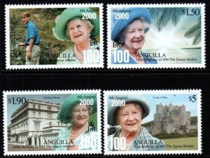 ANGUILLA SG1070/3 2000 100TH BIRTHDAY OF THE QUEEN MOTHER MNH