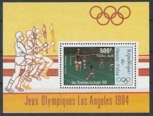 1984 Upper Volta 934/B70 1984 Olympic Games in Los Angeles 5,50 €