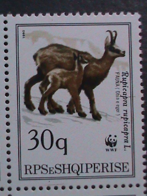 ALBANIA 1990 SC# 2335a LOVELY WILD ANIMALS WWF- WORLD WILDLIFE FUND-MNH BLOCK