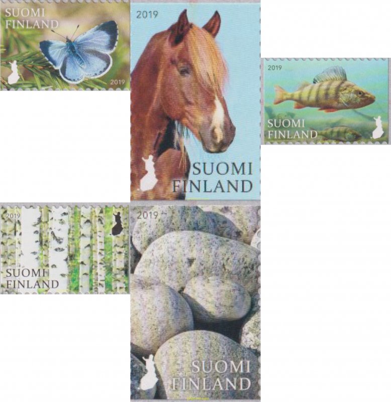 620226 MNH FINLANDIA 2019 FLORA Y FAUNA