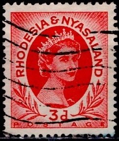 Rhodesia; 1954: Sc. # 144: Used Single Stamp