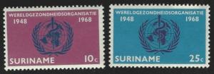 Suriname ##352-353 Mint Lightly Hinged Full Set of 2