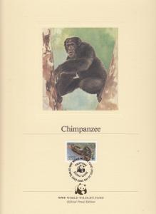 Sierra Leone - Chimpanzee, FDC stamp lot - (1591)