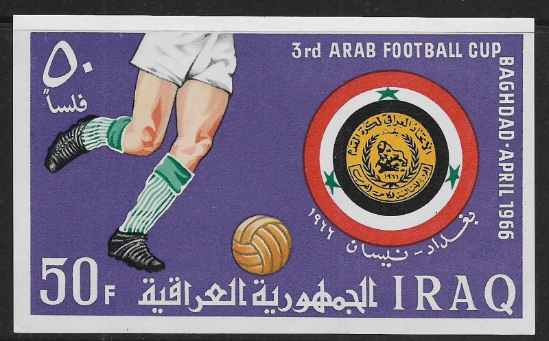 IRAQ, 406, MNH, S.S FOOTBALL CUP 1966