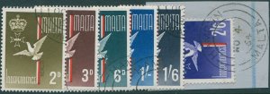 Malta 1964 SG321-326 Independence doves set FU