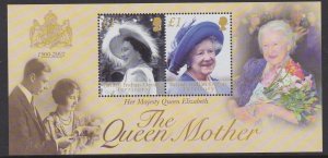 247 British Indian Ocean Territory Queen Mother SS MNH