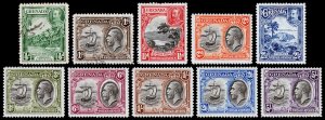 Grenada Scott 114-123 (1934) Mint/Used H F-VF Complete Set, CV $73.15 M