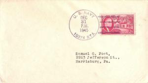 United States California U.S. Navy 10374 Sta. [Fleet Post Office] San Francis...