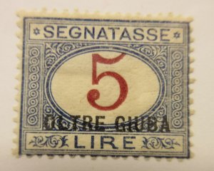 OLTRE GIUBA Scott: J10, MINT HINGED, Lot22, Cat $225