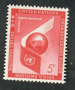 United Nations New York C6 MNH single