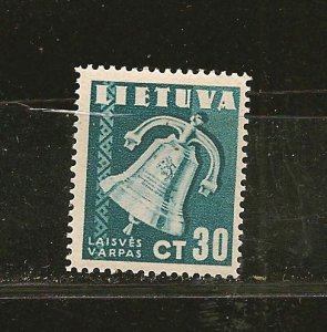 Lithuania SC#321 Liberty Bell Mint Hinged