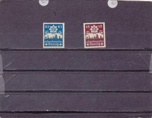 Danzig 219-220 Mint Hinged