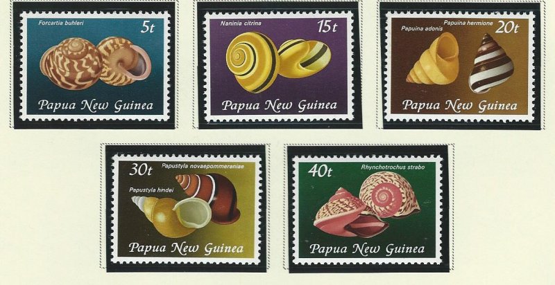 Papua New Guinea MNH sc#  549 - 553