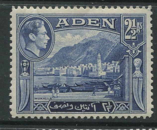 ADEN - Scott 21 - KGVI Definitive Issue - 1938 - MNH - Single 2.1/2a Stamps