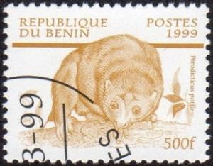 Benin 1119 - Cto - 500fr Potto (1999) (cv $1.75) (1)