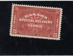 CANADA BACK OF THE BOOK # E4 VF-MH 20cts EXPRESS DELIVERY CAT VALUE $100