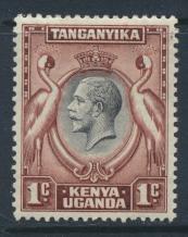 Kenya Uganda Tanganyika KUT - Mint Hinged  - SG 110 SC#46 - see details