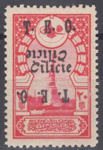 ZAYIX Cilicia Turkey 82a MH 20pa Inverted Overprint Architecture 092422S124 