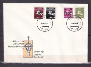 Lithuania 1994 Stamps FDC Cover