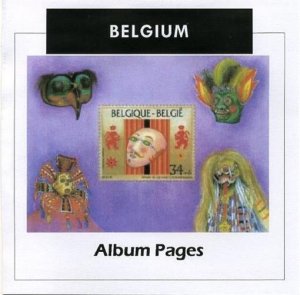 Belgium CD-Rom Stamp Album 1849-2021 Color Illustrated Album Pages