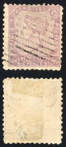 Prince Edward island SG19 9d Lilac used Cat 100 pounds