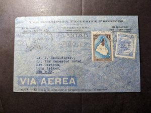 1939 Argentina Airmail Cover Buenos Aires to Kew Gardens Long Island NY USA