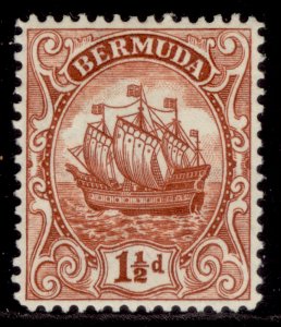 BERMUDA GV SG79b, 1½d red-brown, M MINT. Cat £10.